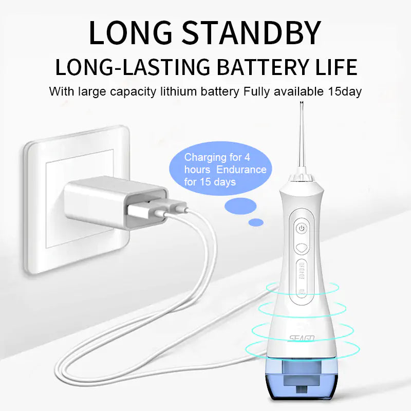 Waterproof Rechargeable Dental Water Flosser