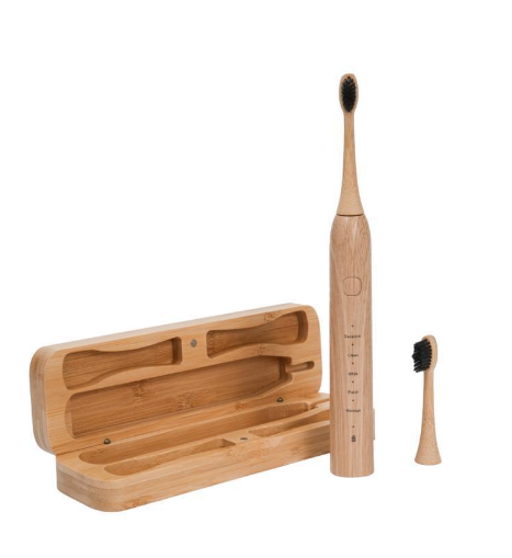Gen on the Eco: Bamboo Rechargeable Electric Toothbrush