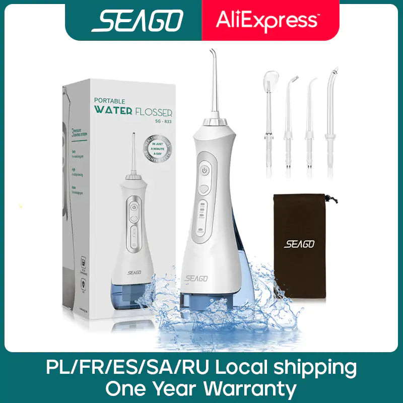 Waterproof Rechargeable Dental Water Flosser