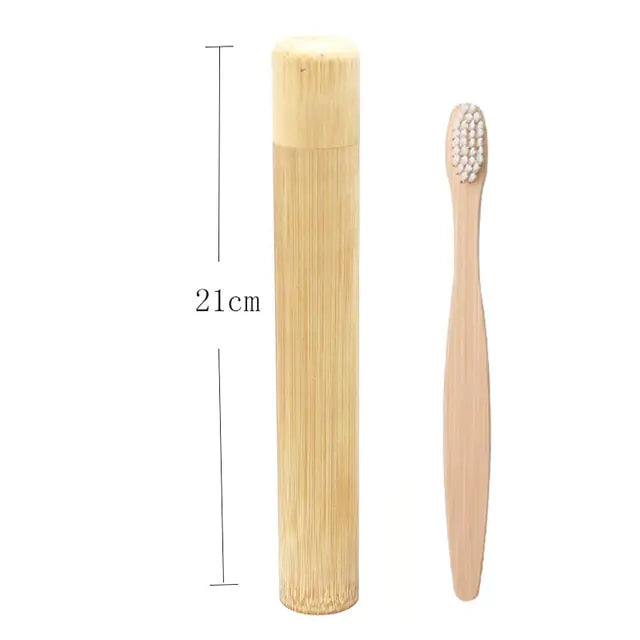 Eco Gen: Bamboo Brush Toothbrush Set